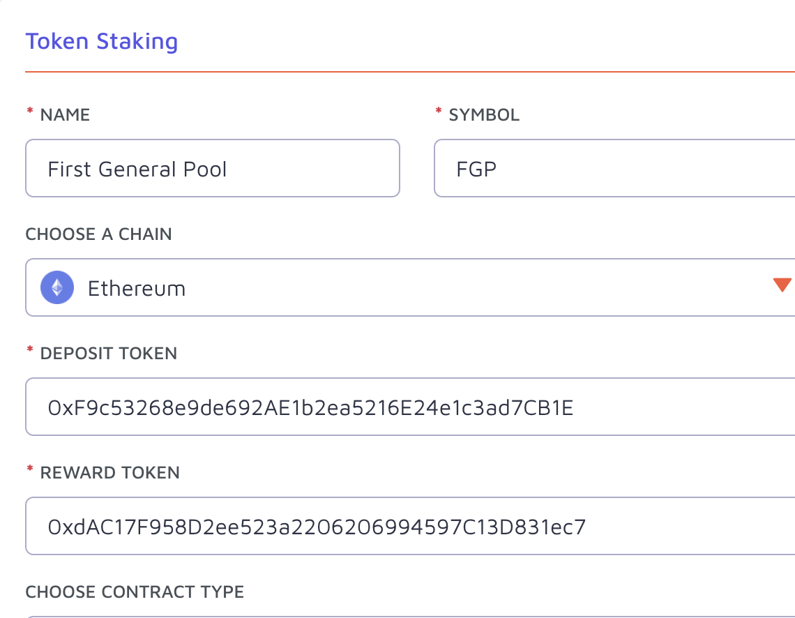 Staking Smart Contract